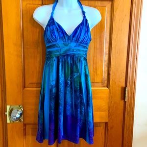 Gorgeous Sun dress in vibrant blues